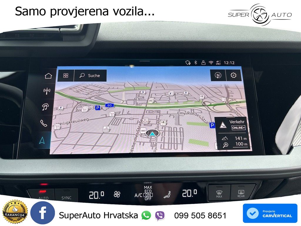 Audi A3 30 TFSI (116 KS)  S tronic S line MATRIX+GR SJED+KAM