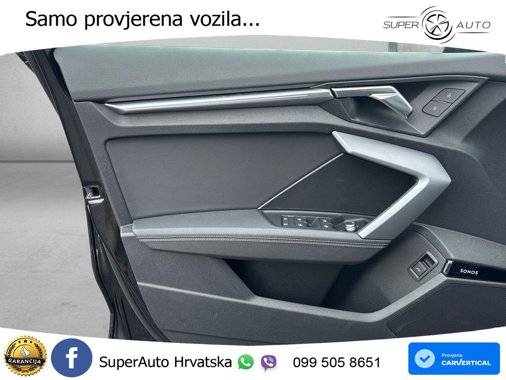 Audi A3 30 TFSI (116 KS)  S tronic S line MATRIX+GR SJED+KAM