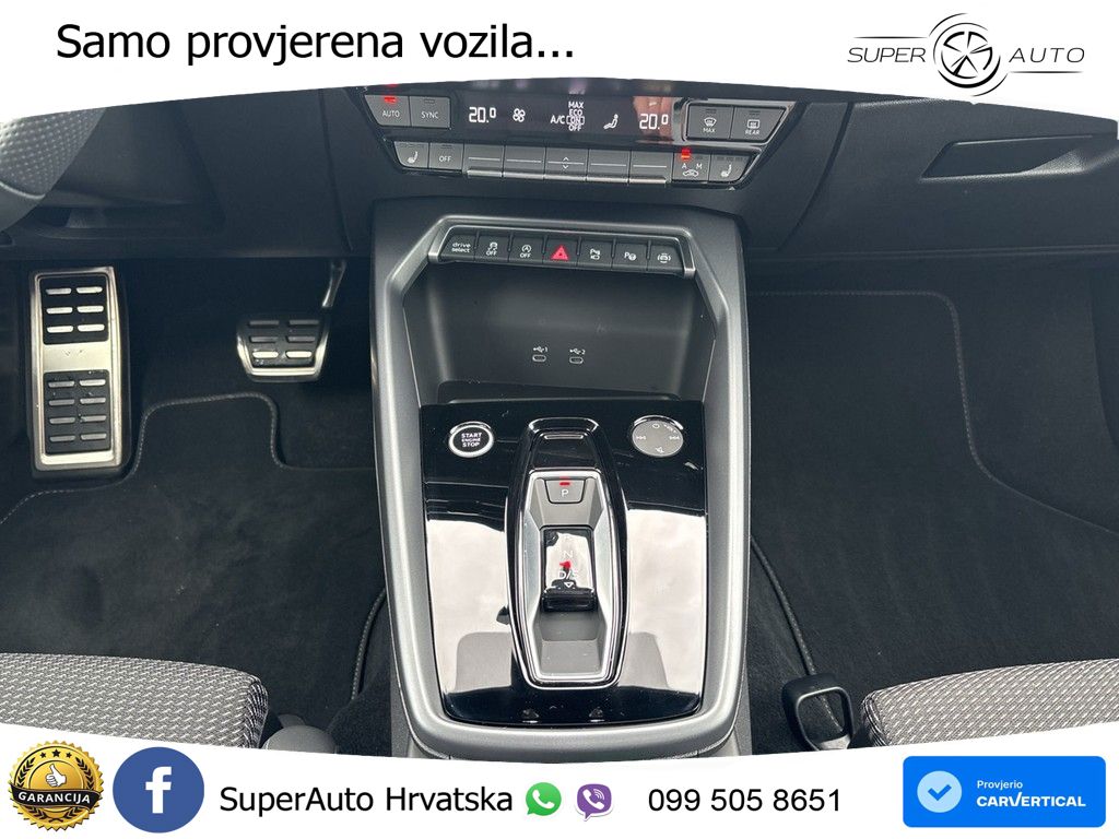 Audi A3 30 TFSI (116 KS)  S tronic S line MATRIX+GR SJED+KAM
