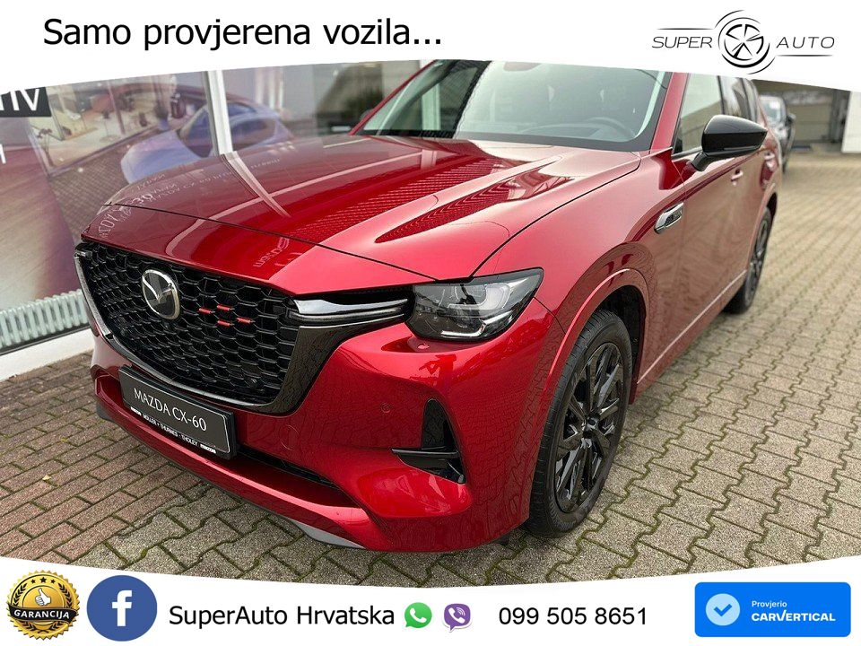 Mazda CX-60 3.3 e-Skyactiv D (254 KS) AWD Automatic MATRIX+GR SJED+KAM