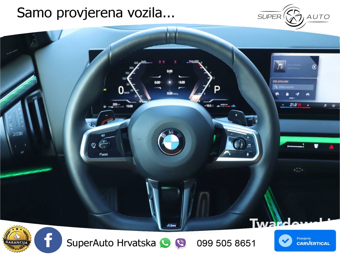 BMW X3 20d xDrive Steptronic M Sport LED+GR SJED+ACC