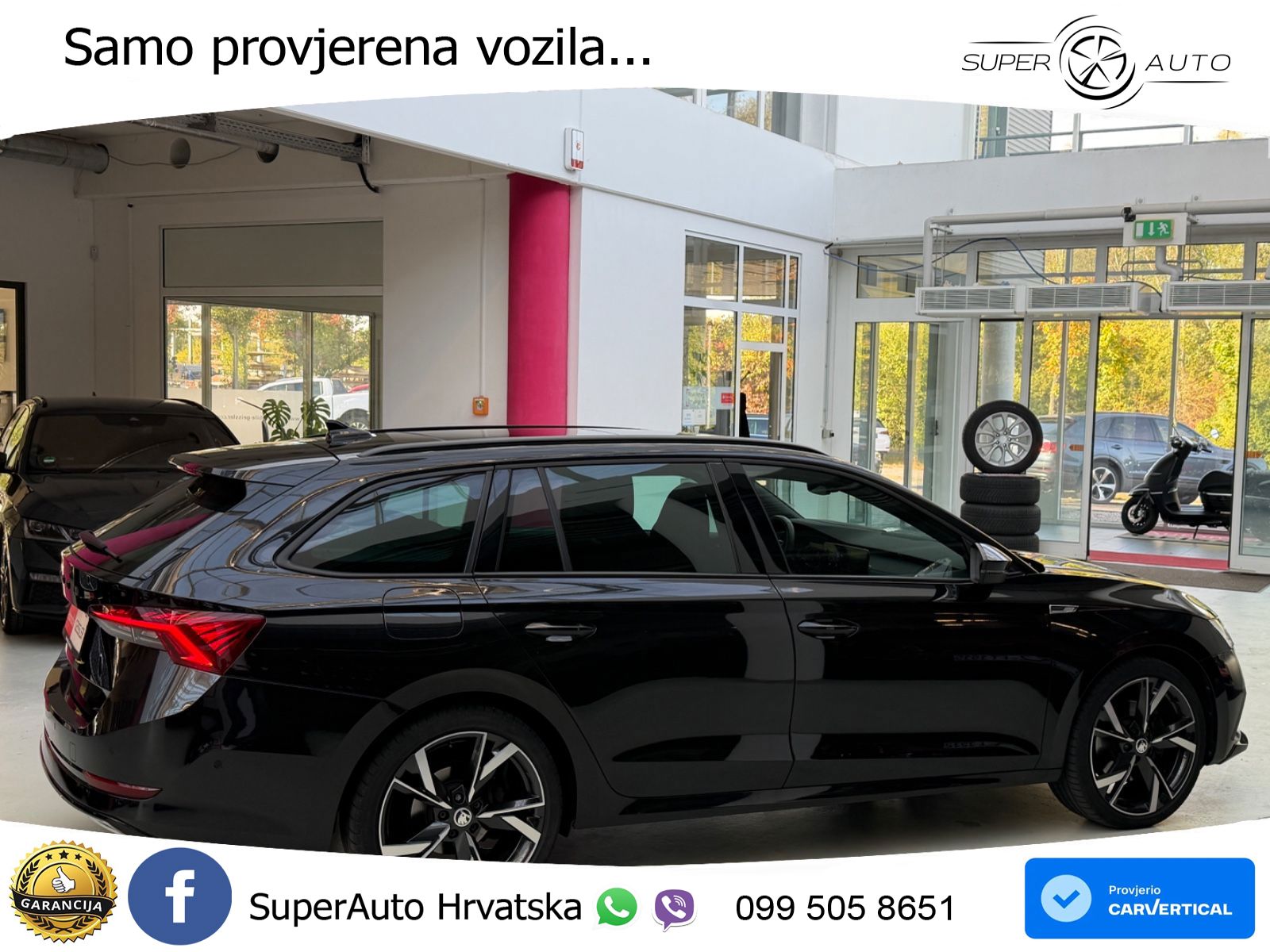 Škoda Octavia Combi 2.0 TSI (190 KS) 4x4 DSG SportLine LED+GR SJED+ACC