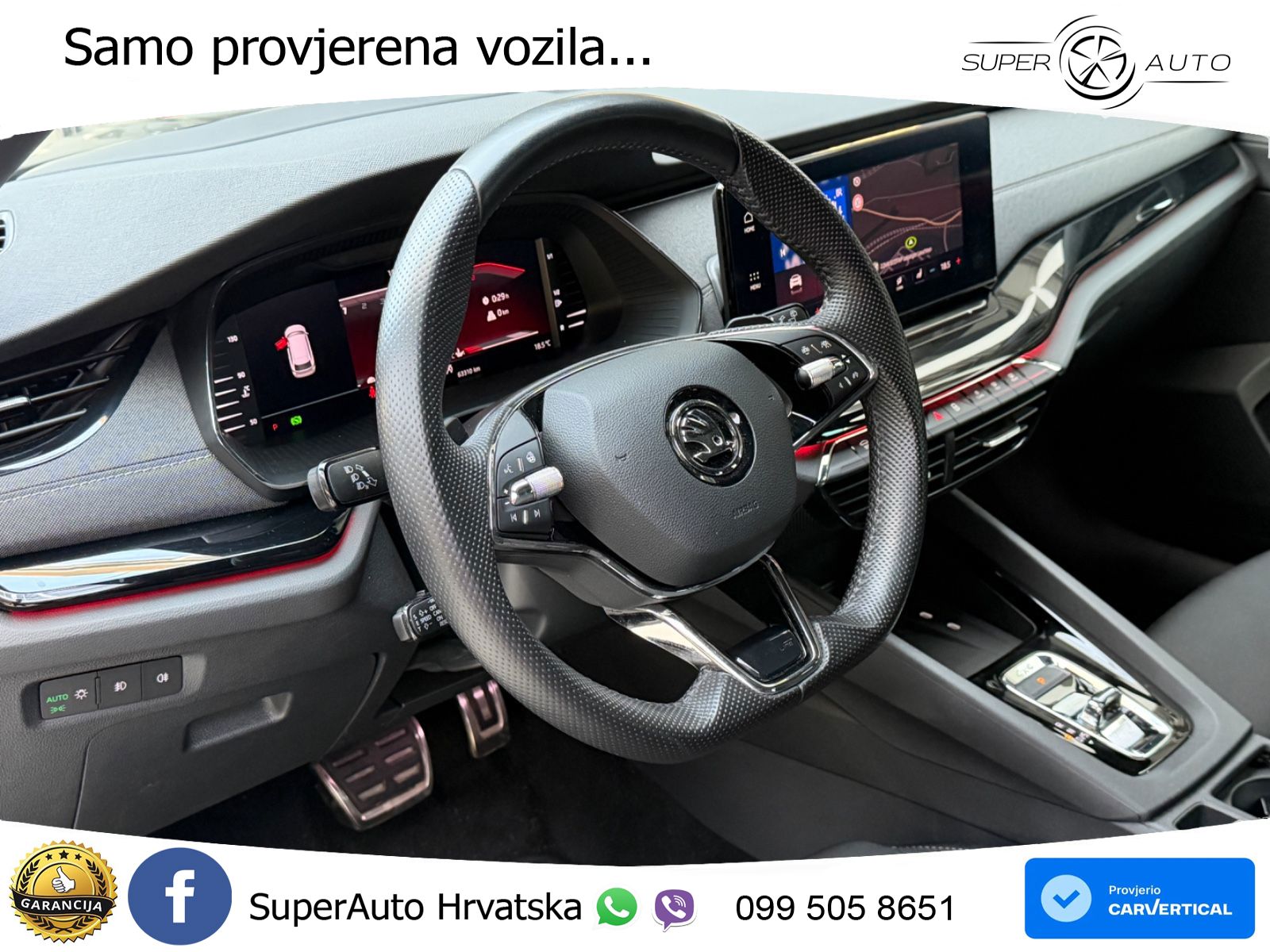 Škoda Octavia Combi 2.0 TSI (190 KS) 4x4 DSG SportLine LED+GR SJED+ACC