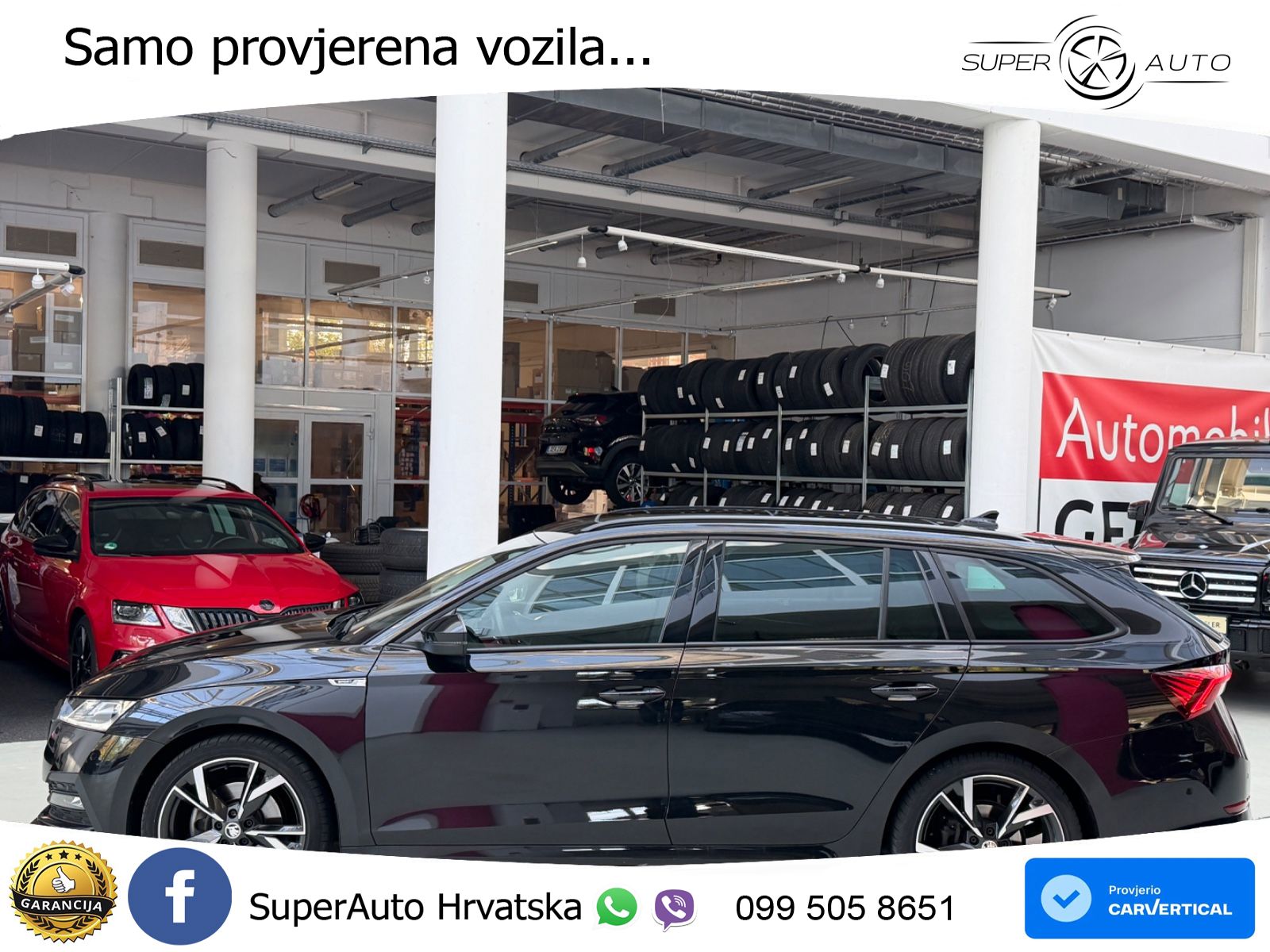 Škoda Octavia Combi 2.0 TSI (190 KS) 4x4 DSG SportLine LED+GR SJED+ACC