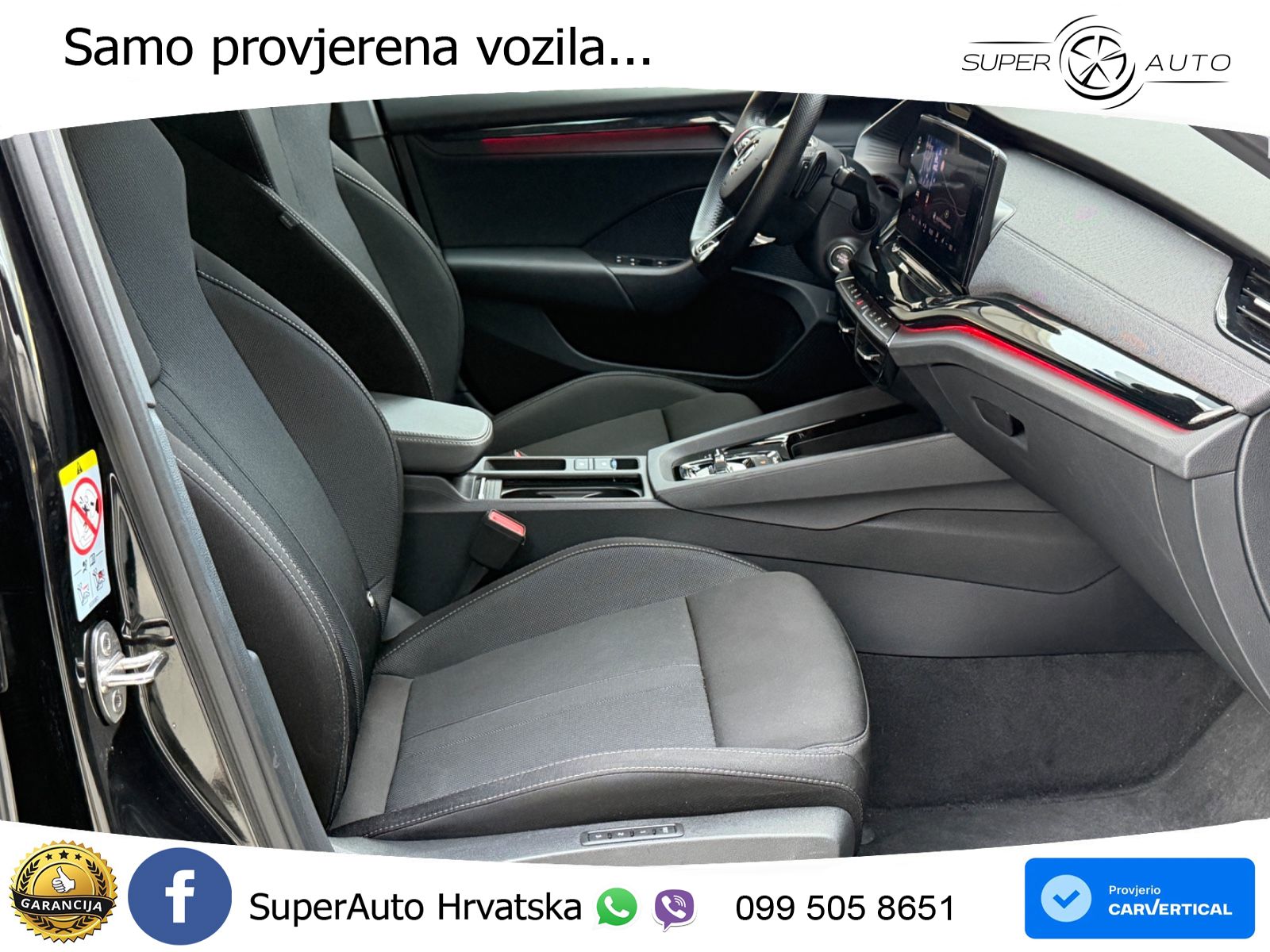 Škoda Octavia Combi 2.0 TSI (190 KS) 4x4 DSG SportLine LED+GR SJED+ACC