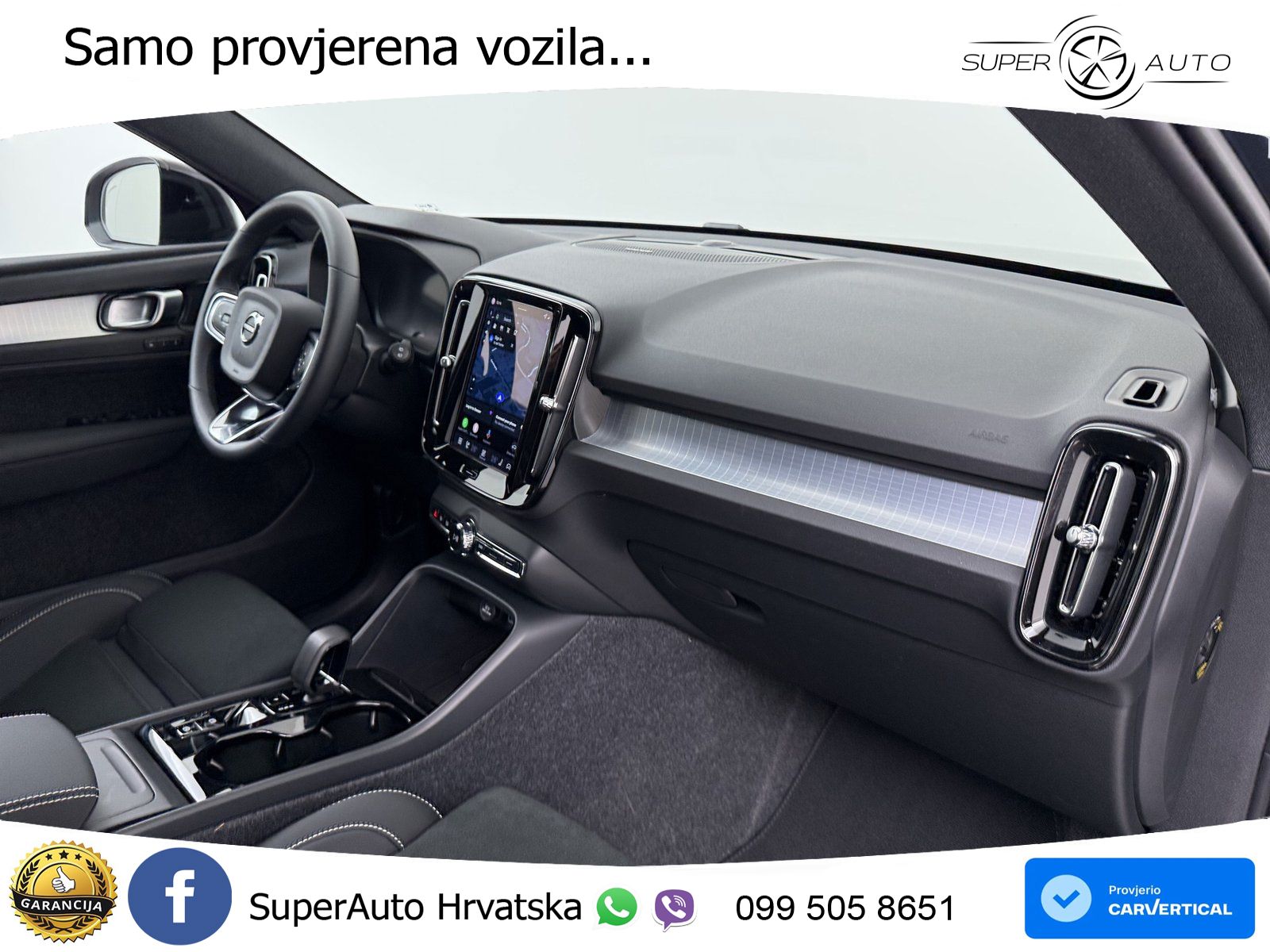Volvo XC40 2.0 B3 163 KS Automatic ACC+GR SJED+360+PANO