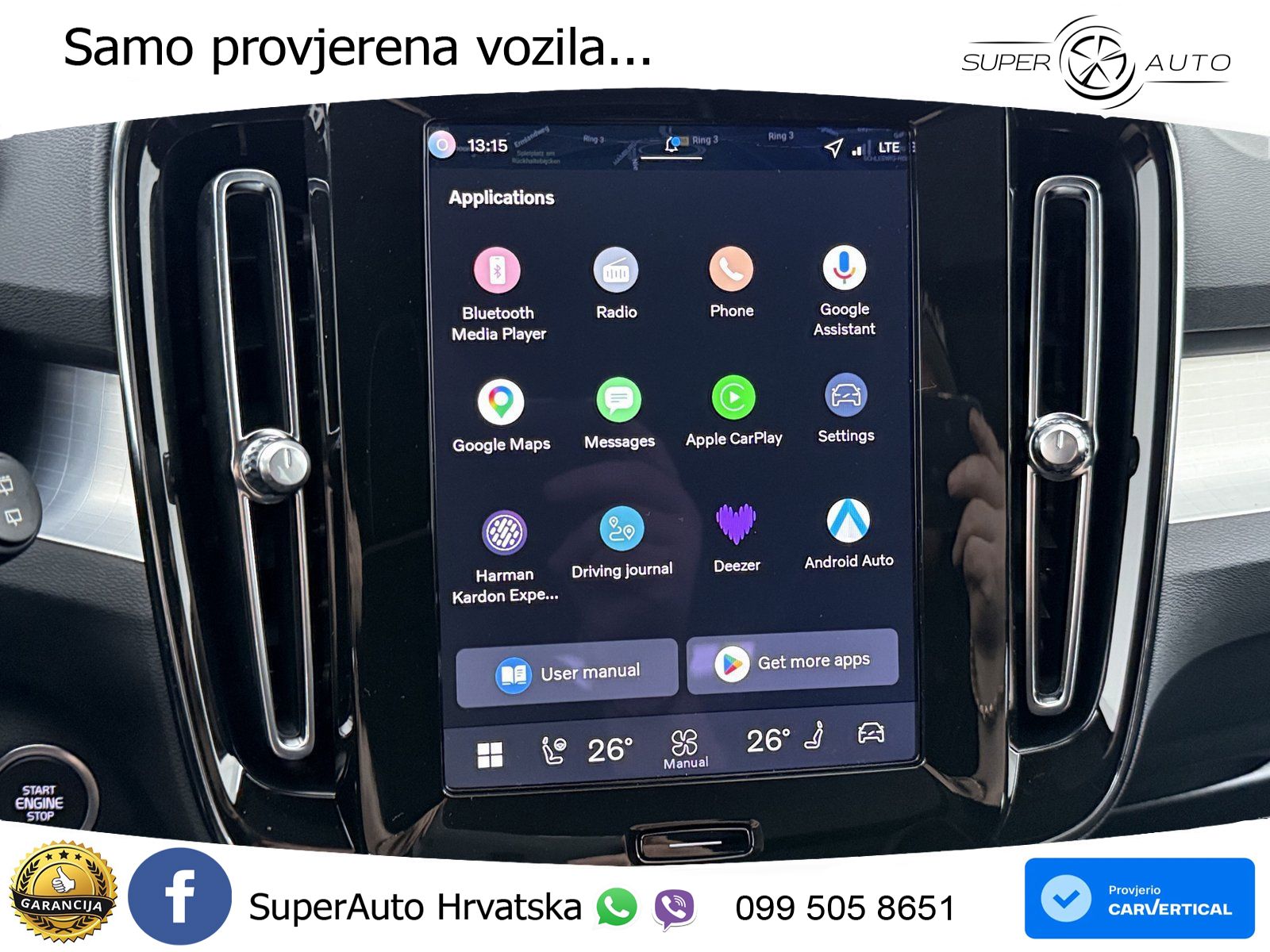 Volvo XC40 2.0 B3 163 KS Automatic ACC+GR SJED+360+PANO