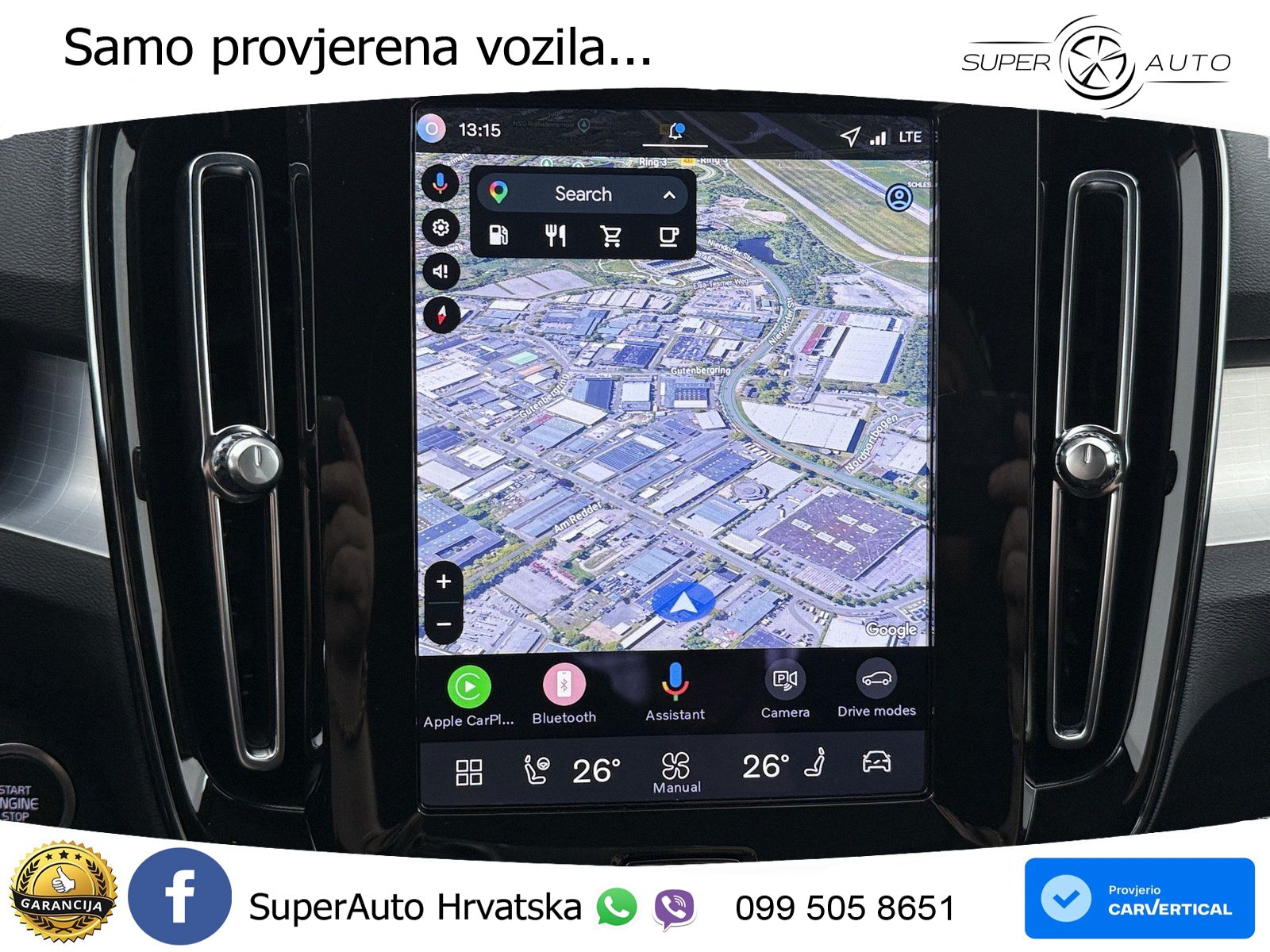 Volvo XC40 2.0 B3 163 KS Automatic ACC+GR SJED+360+PANO