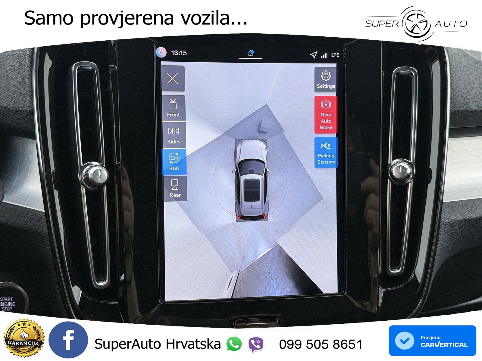 Volvo XC40 2.0 B3 163 KS Automatic ACC+GR SJED+360+PANO