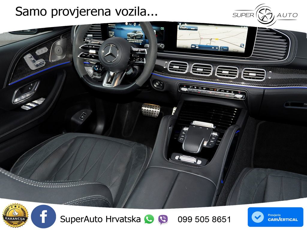 Mercedes AMG GLE 63 S V8 (612 KS) EQ Boost 4MATIC+ AMG SPEEDSHIFT TCT 9G ACC+HEAD+4xGR SJED+360+PANO
