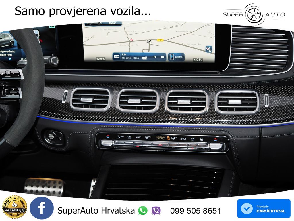 Mercedes AMG GLE 63 S V8 (612 KS) EQ Boost 4MATIC+ AMG SPEEDSHIFT TCT 9G ACC+HEAD+4xGR SJED+360+PANO