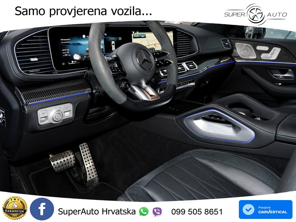 Mercedes AMG GLE 63 S V8 (612 KS) EQ Boost 4MATIC+ AMG SPEEDSHIFT TCT 9G ACC+HEAD+4xGR SJED+360+PANO