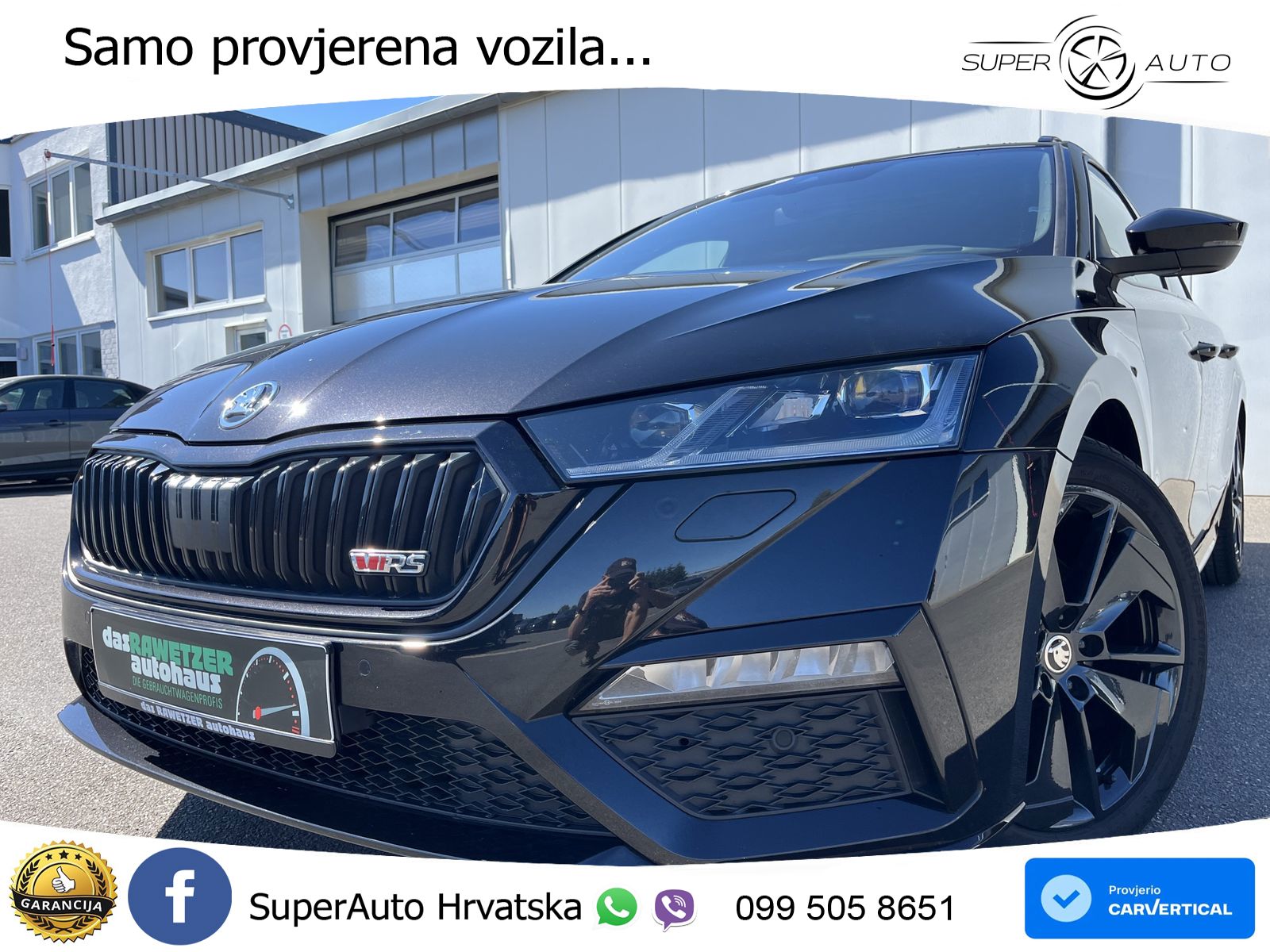 Škoda Octavia Combi RS 2.0 TDI (200 KS) DSG LED+GR SJED+ACC