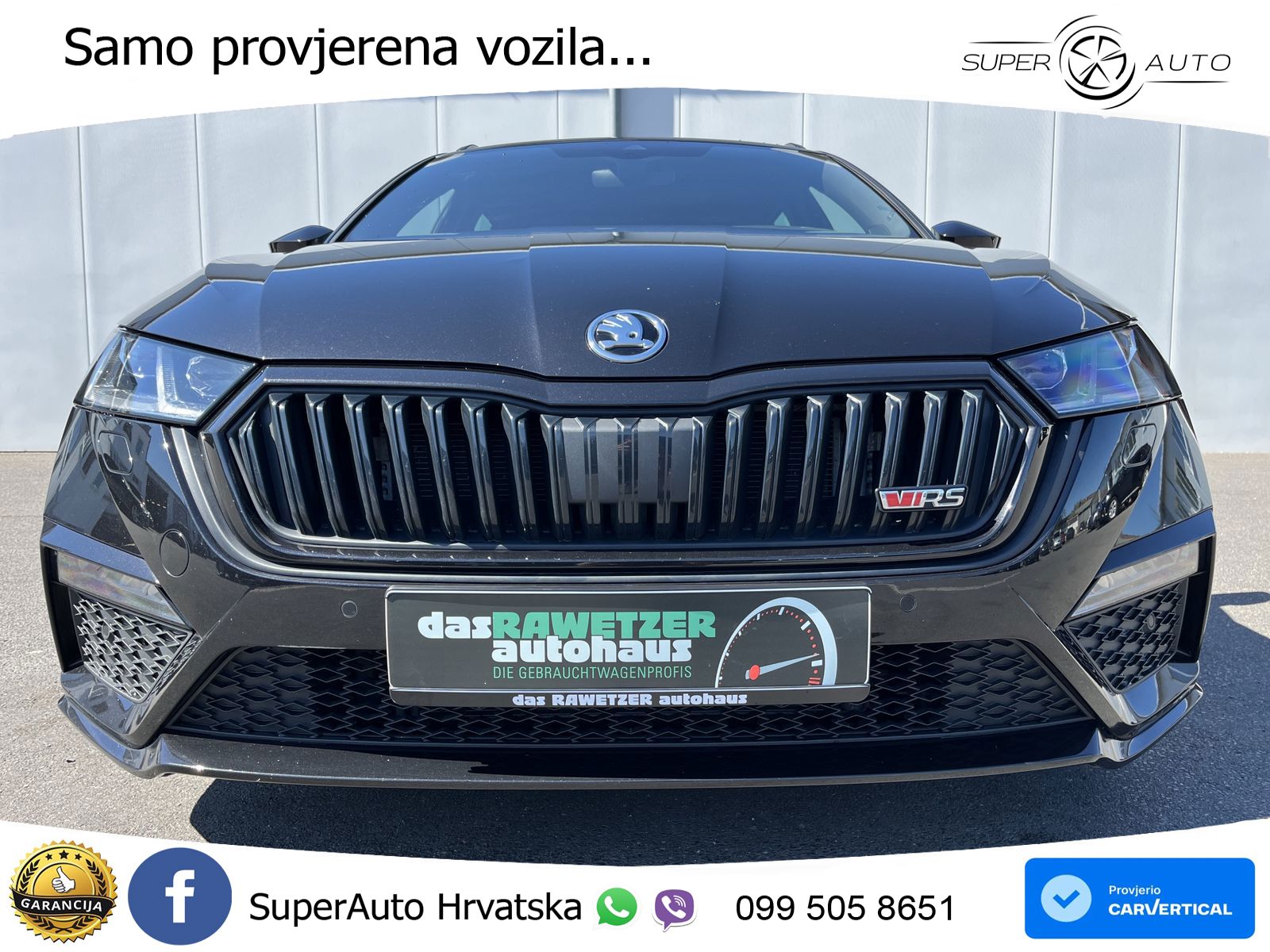 Škoda Octavia Combi RS 2.0 TDI (200 KS) DSG LED+GR SJED+ACC