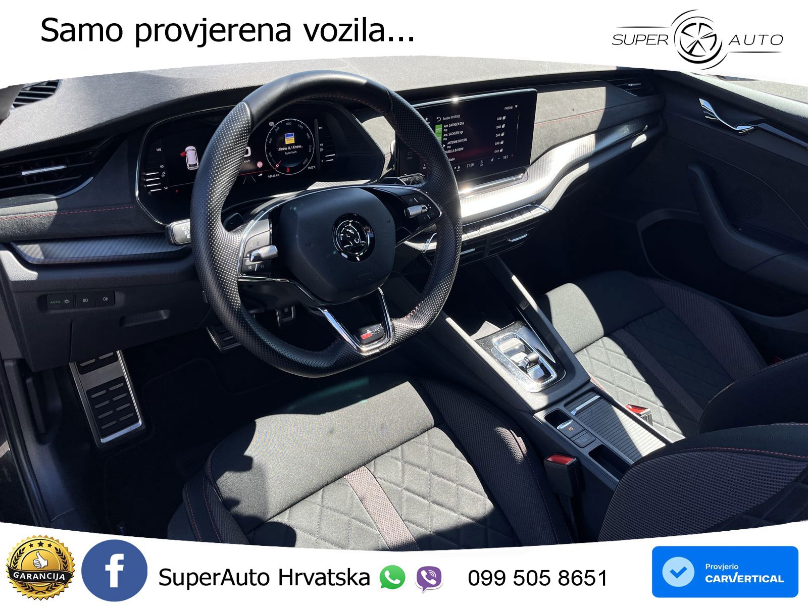 Škoda Octavia Combi RS 2.0 TDI (200 KS) DSG LED+GR SJED+ACC