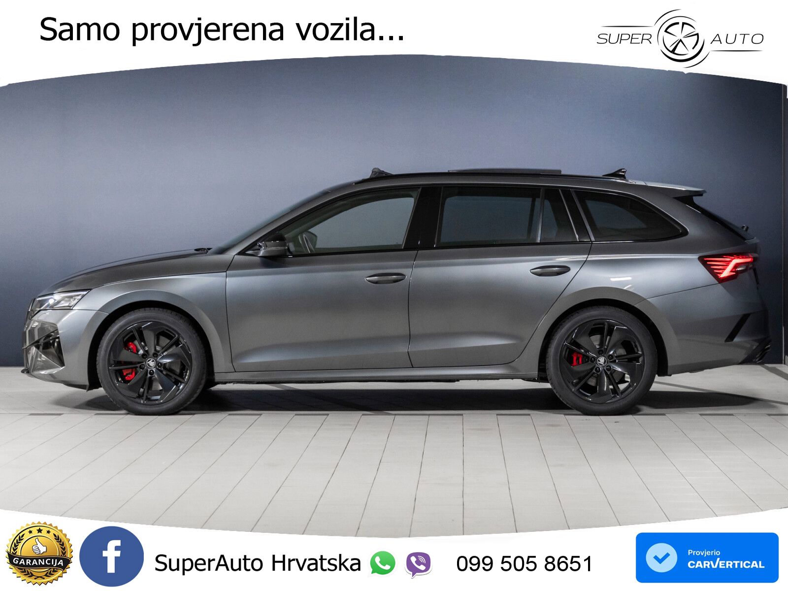 Škoda Octavia Combi RS 2.0 TSI (265 KS) DSG MATRIX+GR SJED+KAM