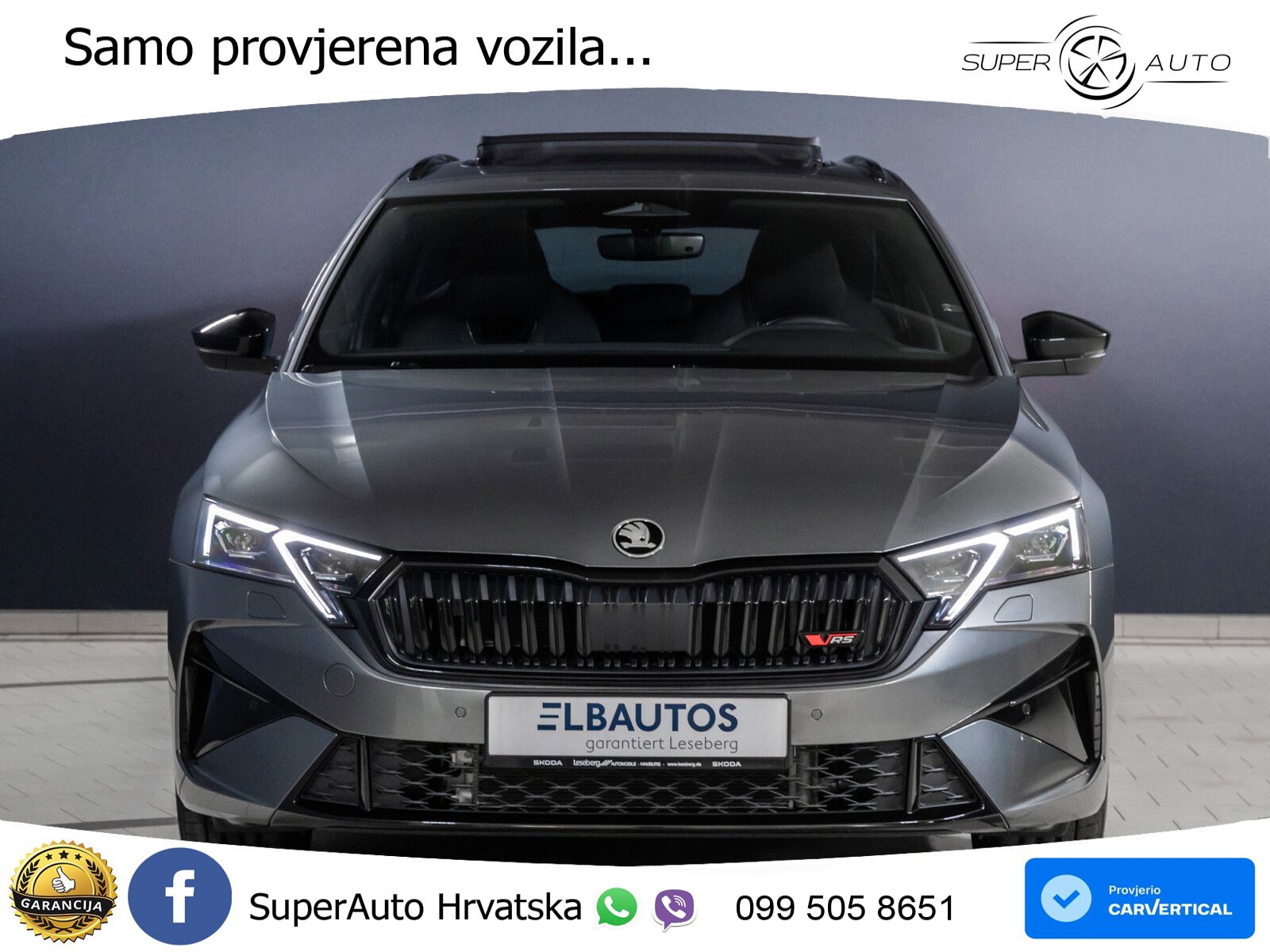 Škoda Octavia Combi RS 2.0 TSI (265 KS) DSG MATRIX+GR SJED+KAM
