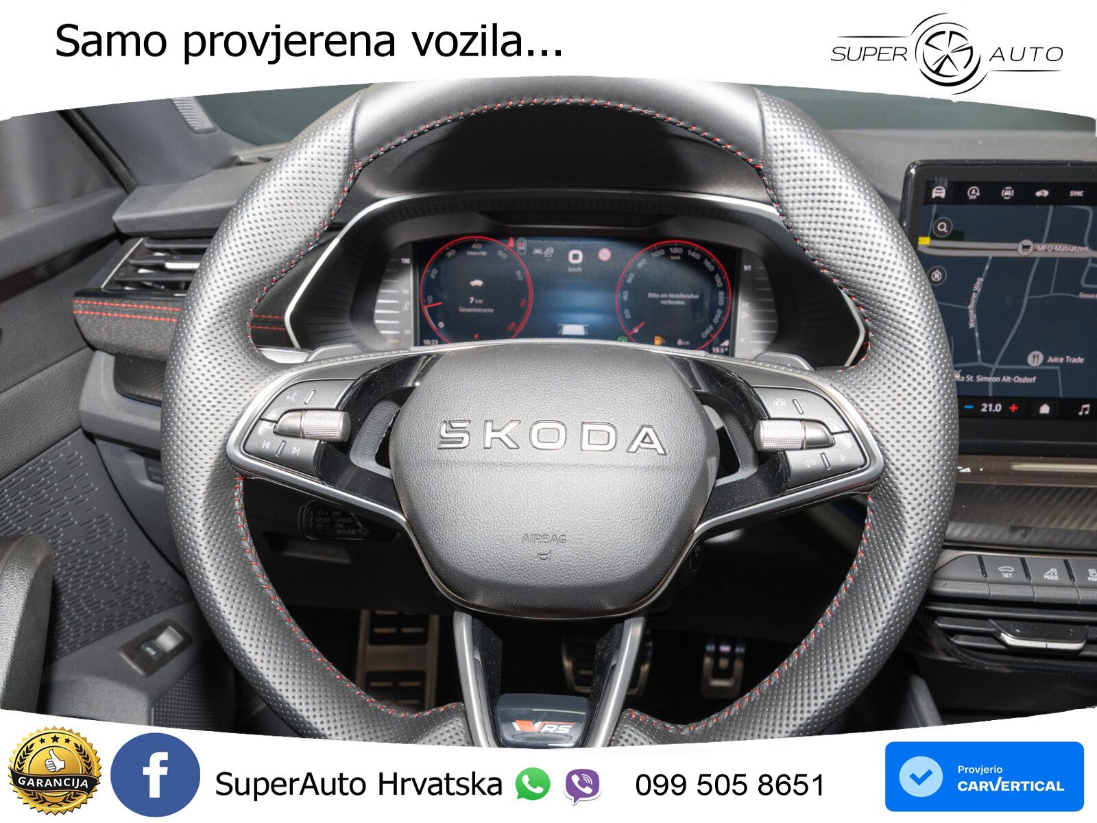 Škoda Octavia Combi RS 2.0 TSI (265 KS) DSG MATRIX+GR SJED+KAM