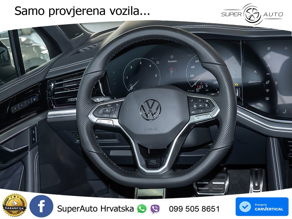 Volkswagen Touareg 3.0 V6 TDI (286 KS) 4MOTION Tiptronic ZRAČNI+ACC+GR SJED+KAM+PANO