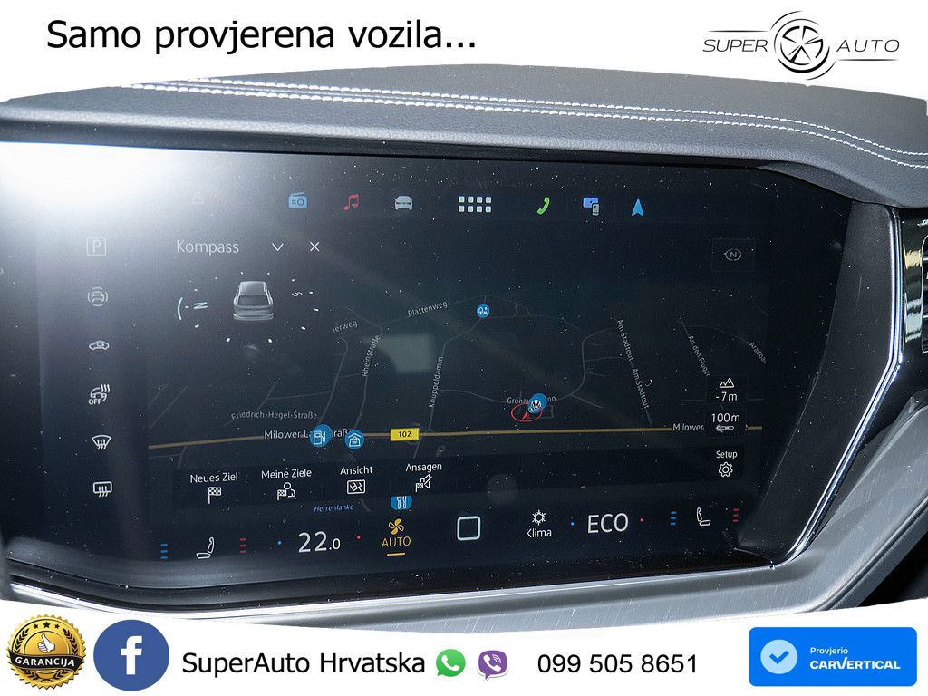 Volkswagen Touareg 3.0 V6 TDI (286 KS) 4MOTION Tiptronic ZRAČNI+ACC+GR SJED+KAM+PANO
