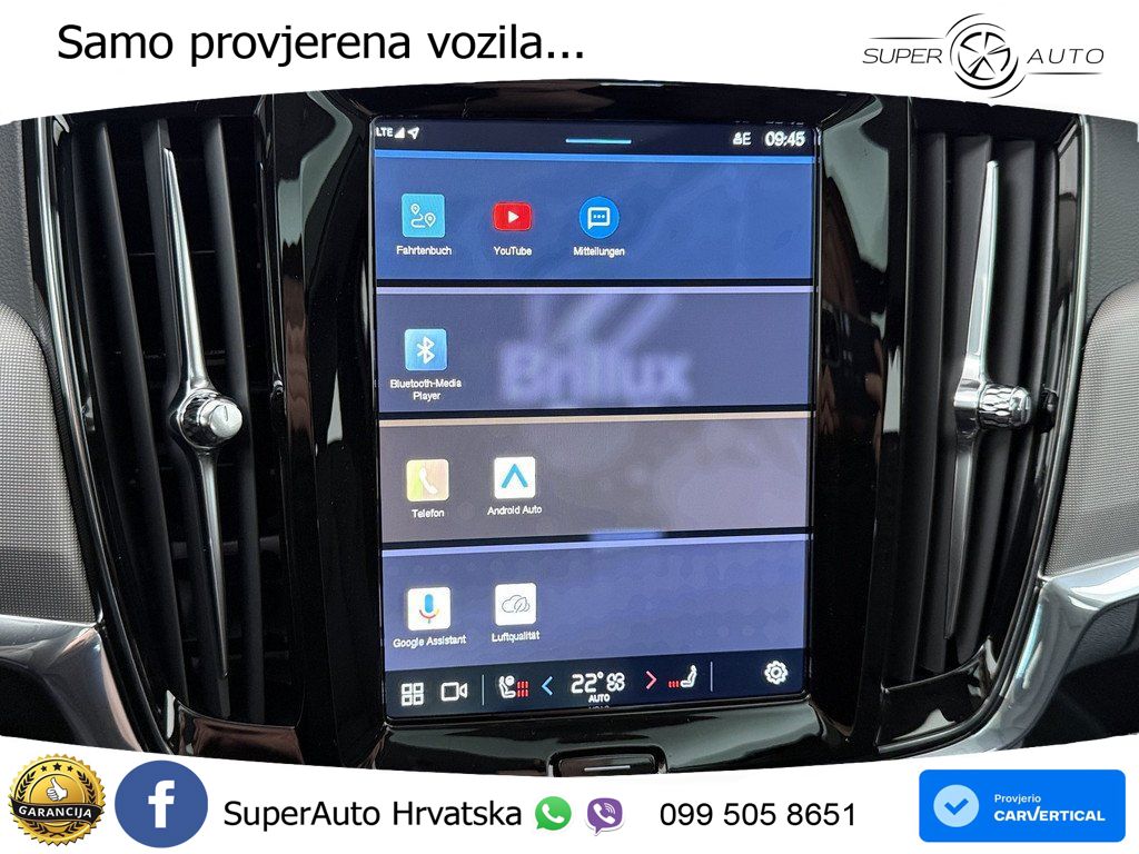 Volvo V90 Recharge T8 AWD Geartronic ACC+GR SJED+360+PANO