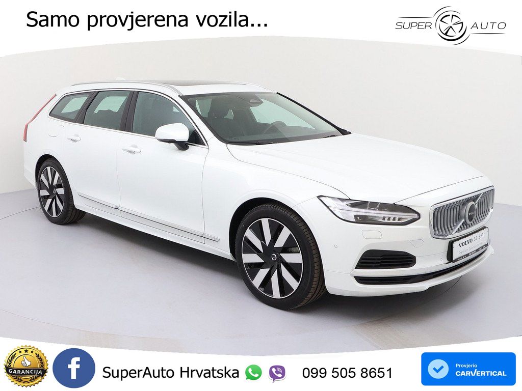 Volvo V90 Recharge T8 AWD Geartronic ACC+GR SJED+360+PANO
