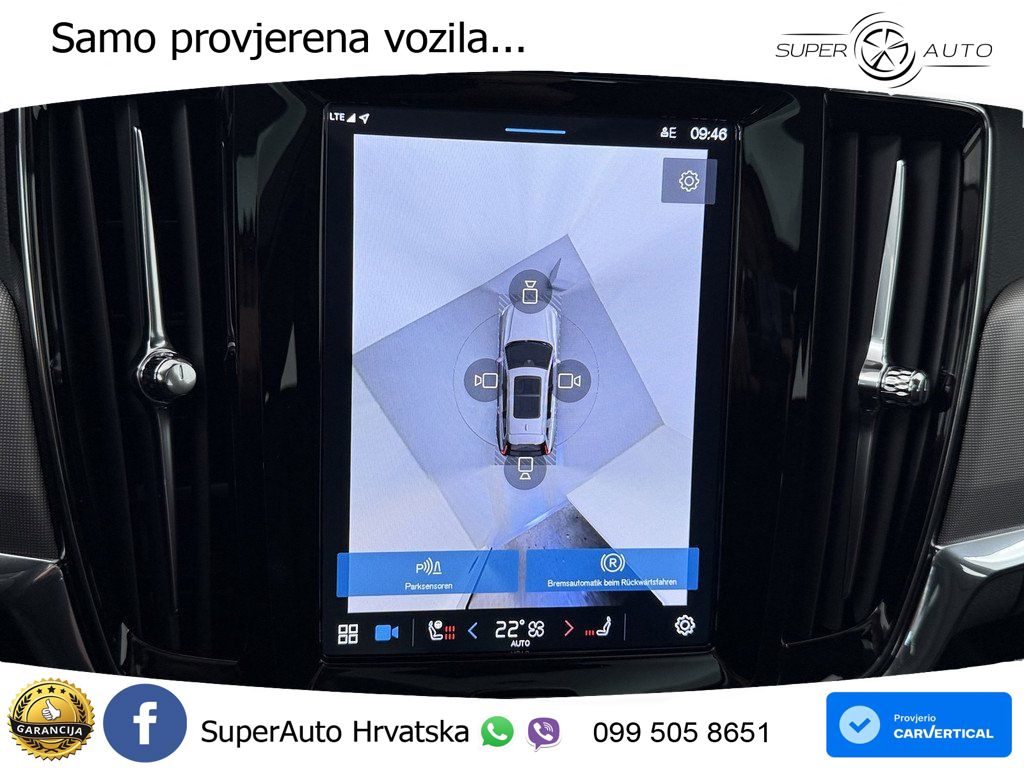 Volvo V90 Recharge T8 AWD Geartronic ACC+GR SJED+360+PANO