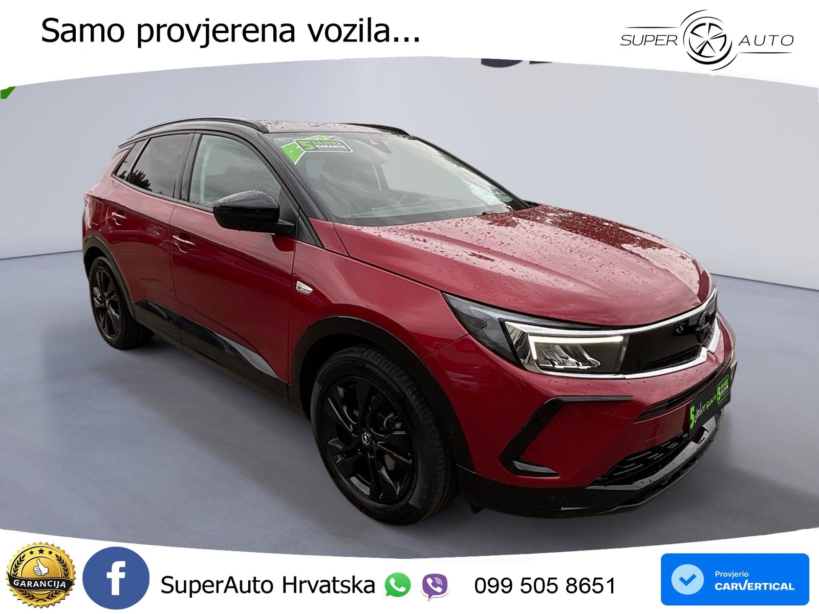 Opel Grandland 1.2i Turbo (130 KS) Automatic GS LED+GR SJED+ACC