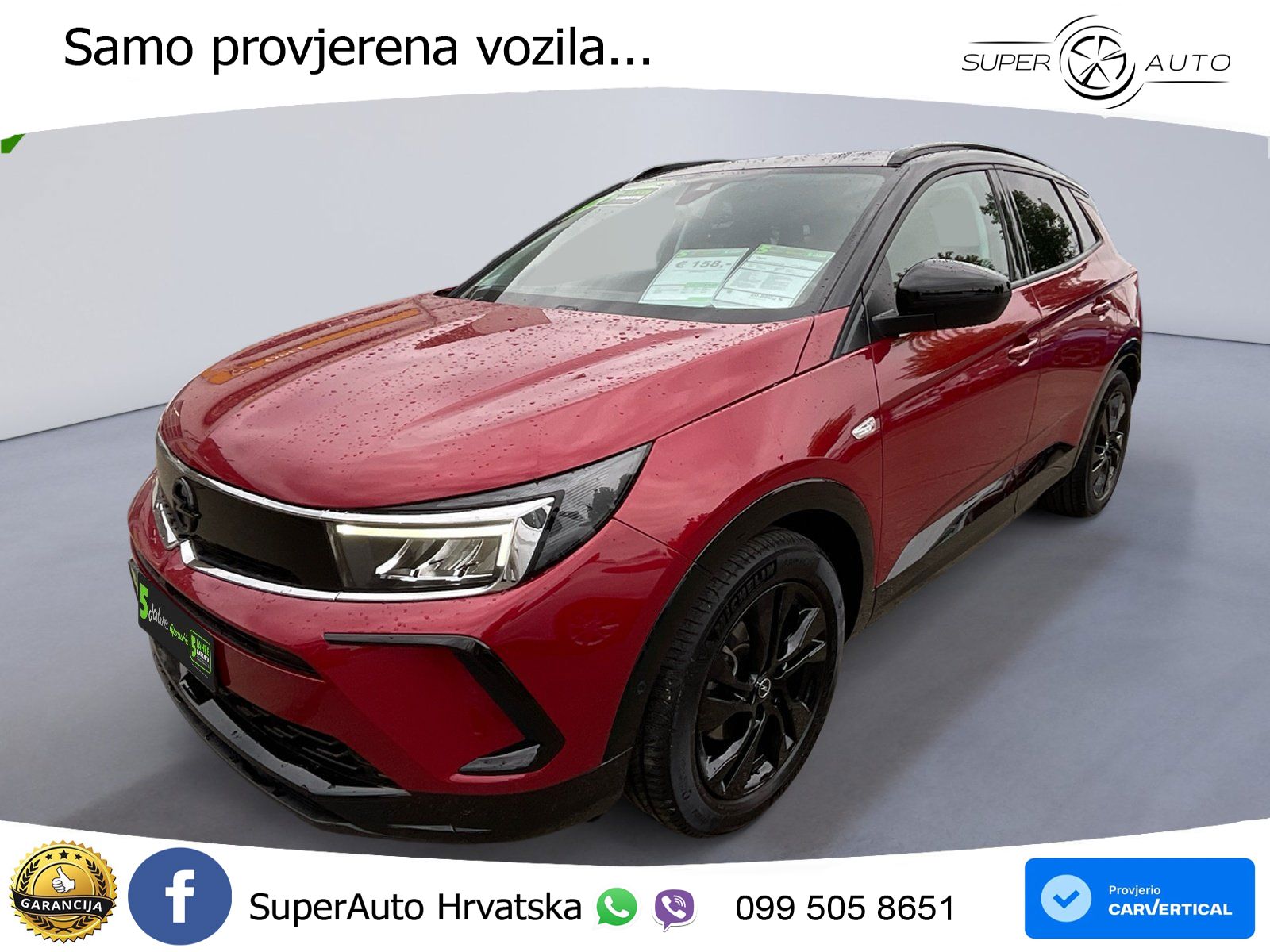 Opel Grandland 1.2i Turbo (130 KS) Automatic GS LED+GR SJED+ACC