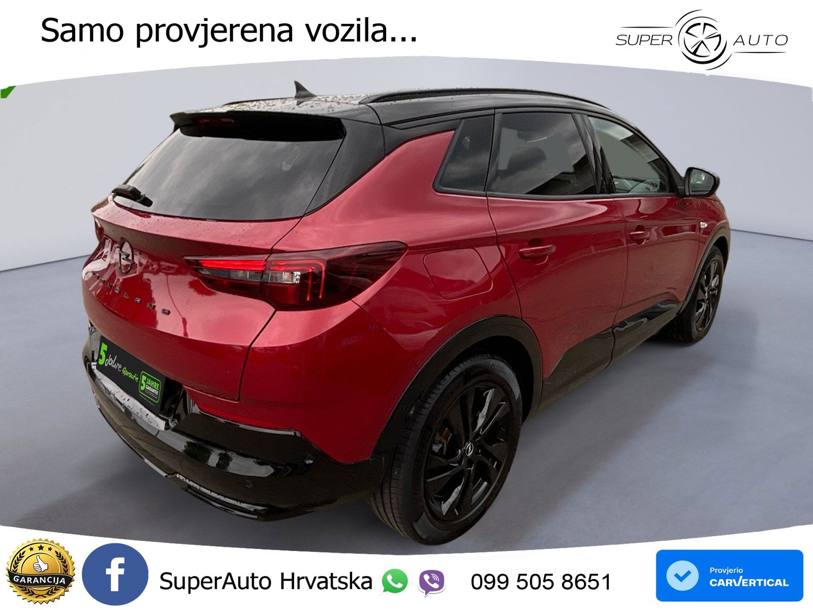 Opel Grandland 1.2i Turbo (130 KS) Automatic GS LED+GR SJED+ACC