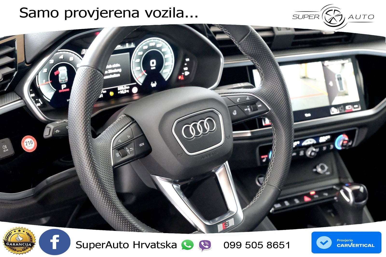 Audi Q3 45 TFSI (245 KS) quattro S tronic S line MATRIX+GR SJED+KAM