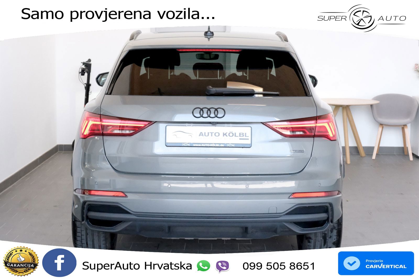 Audi Q3 45 TFSI (245 KS) quattro S tronic S line MATRIX+GR SJED+KAM