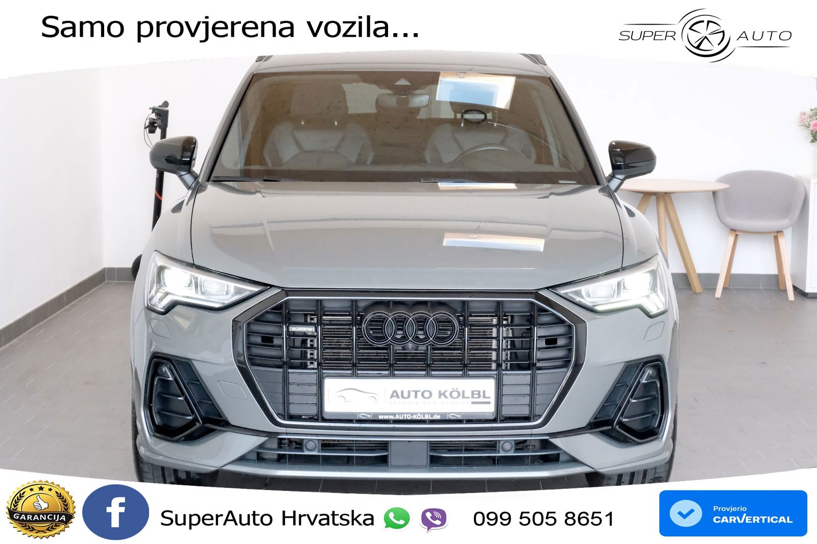 Audi Q3 45 TFSI (245 KS) quattro S tronic S line MATRIX+GR SJED+KAM