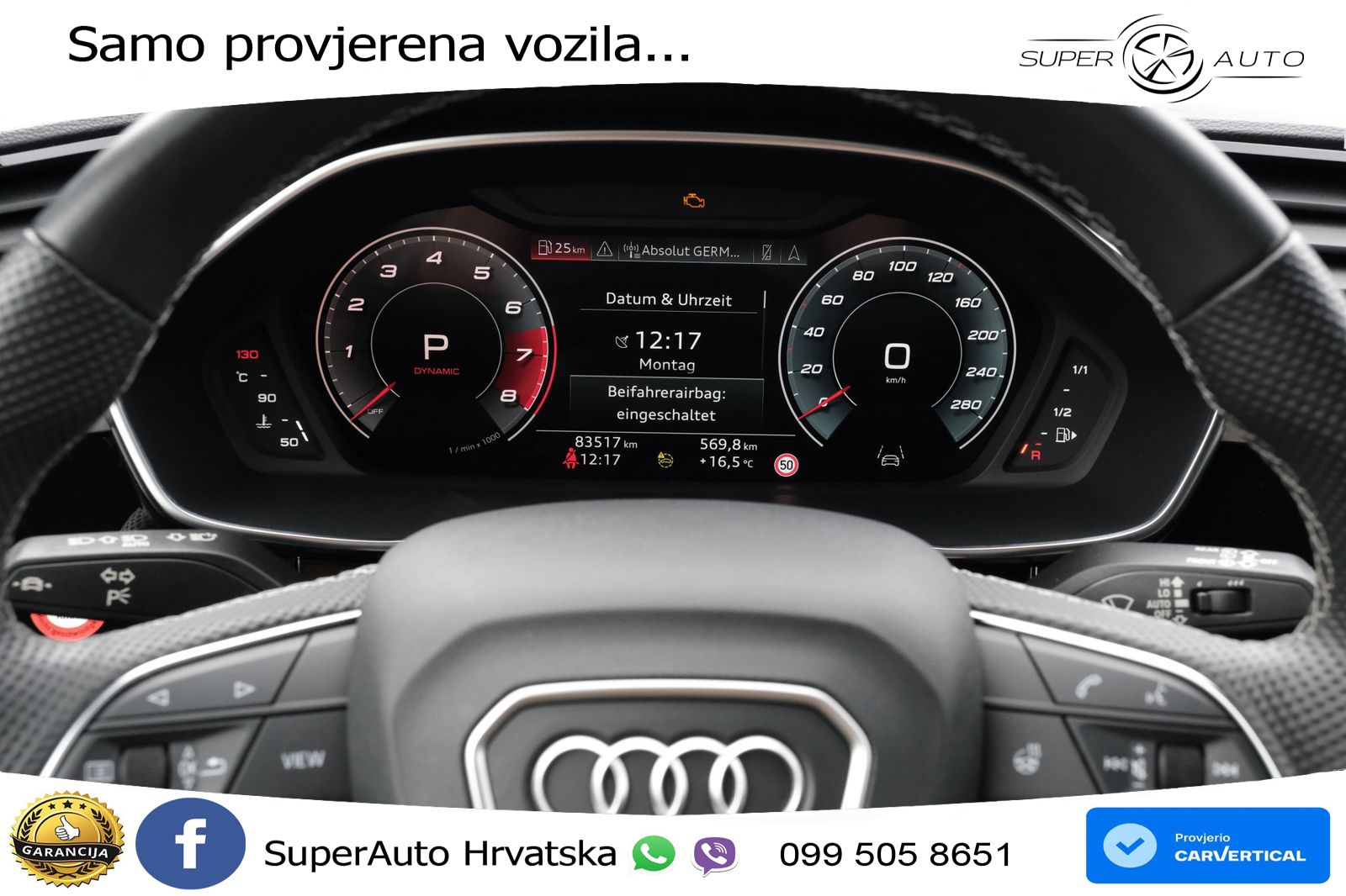 Audi Q3 45 TFSI (245 KS) quattro S tronic S line MATRIX+GR SJED+KAM