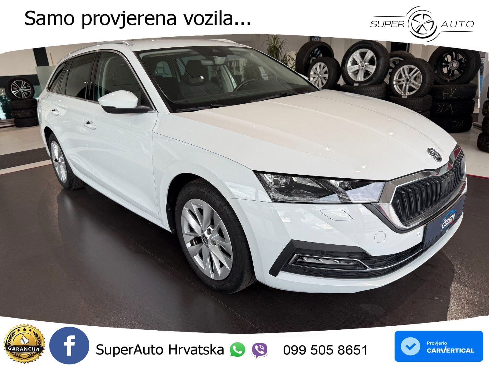 Škoda Octavia Combi 2.0 TDI (150 KS) DSG LED+GR SJED+ACC