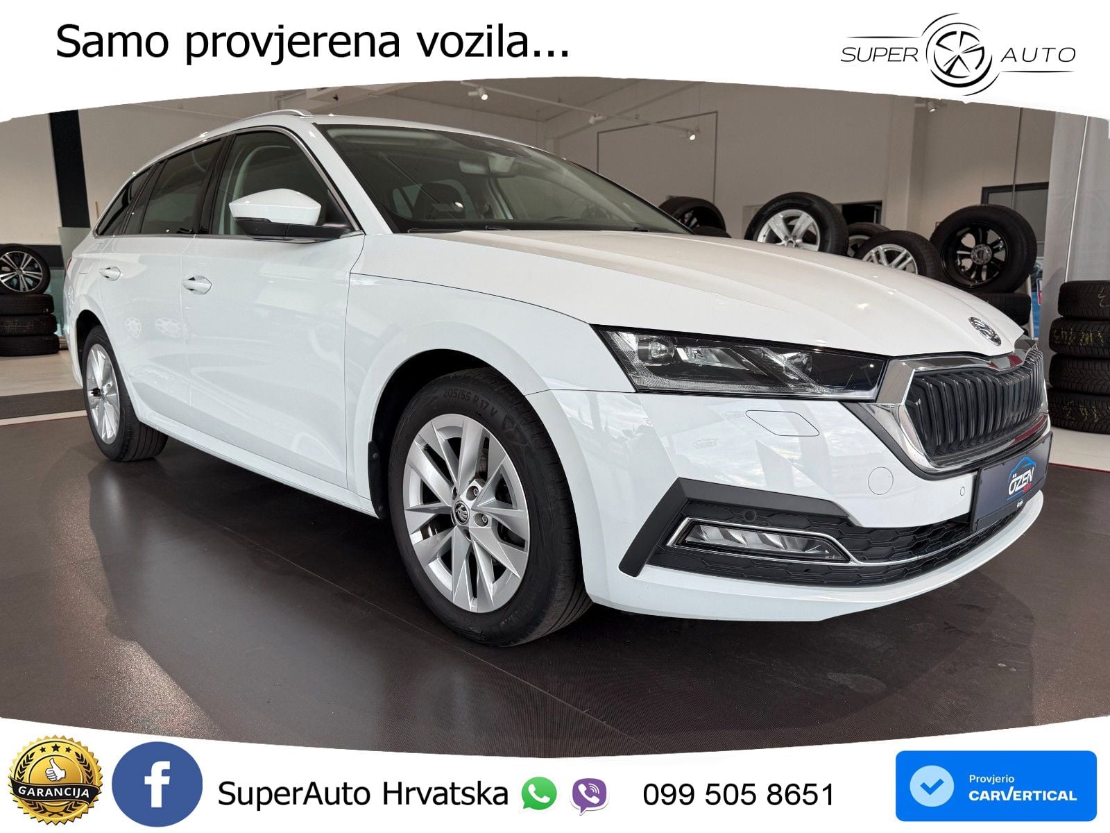 Škoda Octavia Combi 2.0 TDI (150 KS) DSG LED+GR SJED+ACC