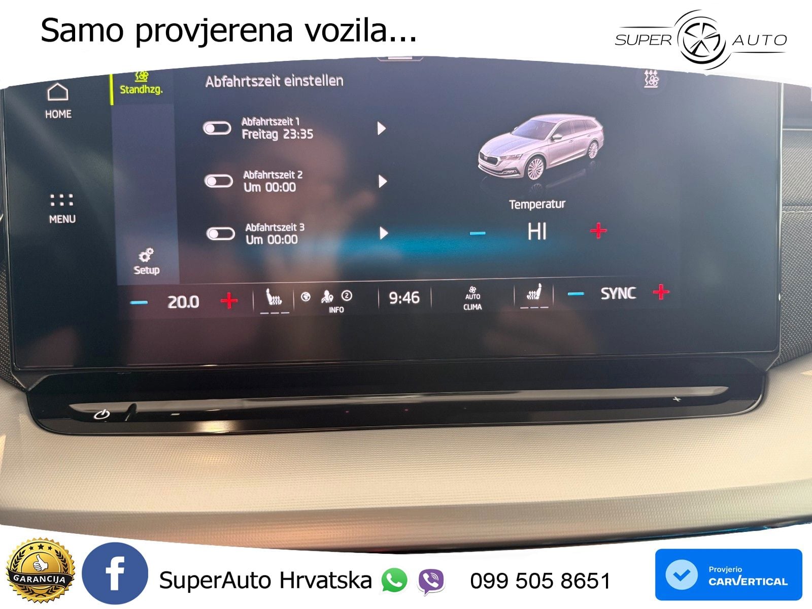 Škoda Octavia Combi 2.0 TDI (150 KS) DSG LED+GR SJED+ACC