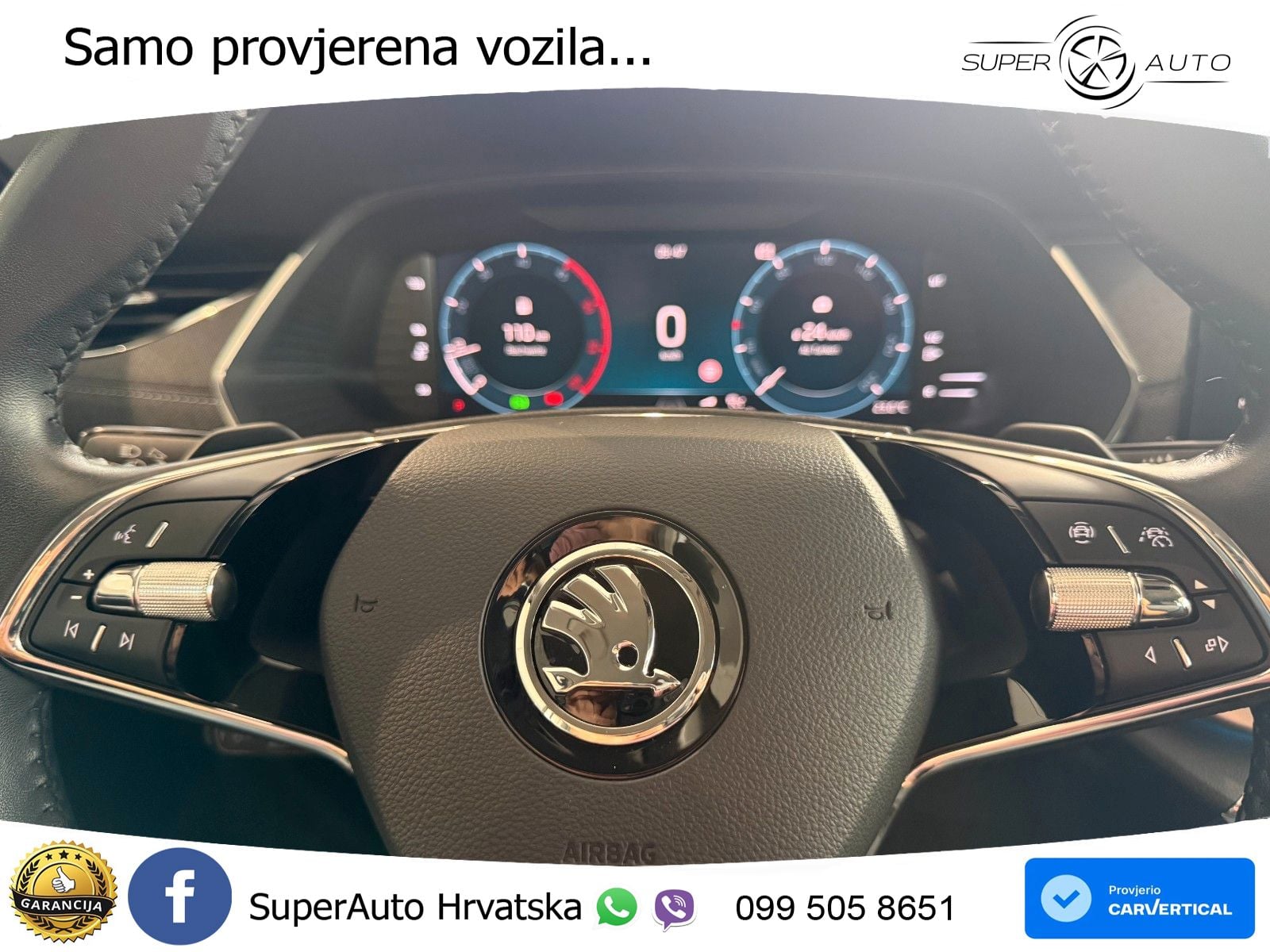 Škoda Octavia Combi 2.0 TDI (150 KS) DSG LED+GR SJED+ACC