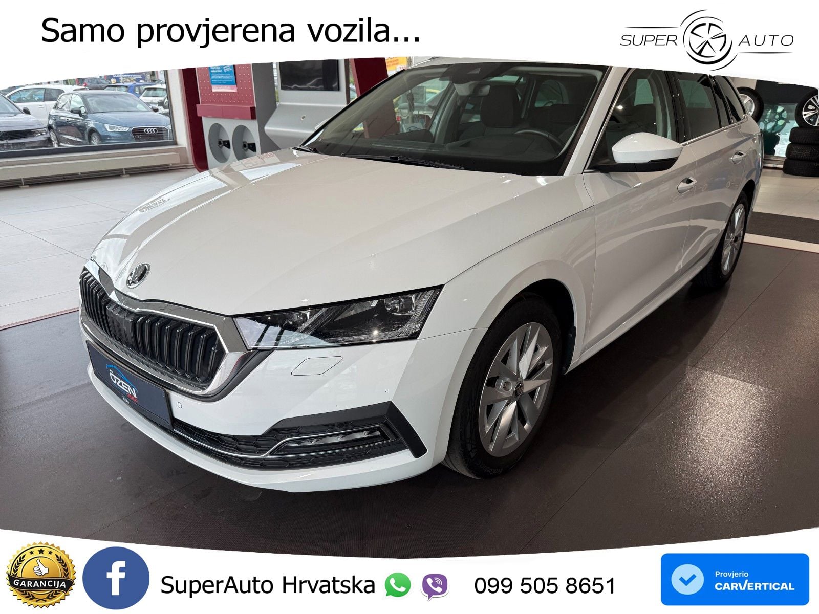 Škoda Octavia Combi 2.0 TDI (150 KS) DSG LED+GR SJED+ACC