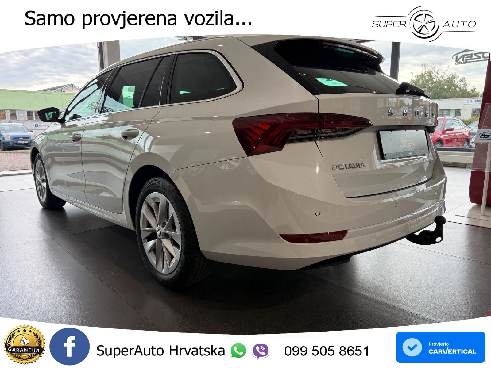 Škoda Octavia Combi 2.0 TDI (150 KS) DSG LED+GR SJED+ACC