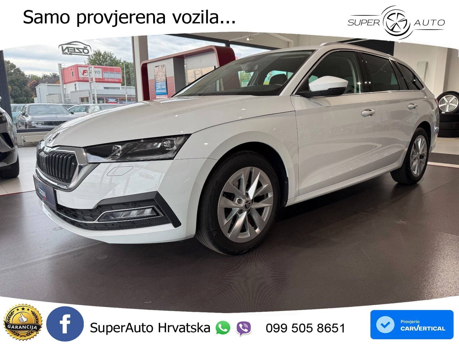 Škoda Octavia Combi 2.0 TDI (150 KS) DSG LED+GR SJED+ACC