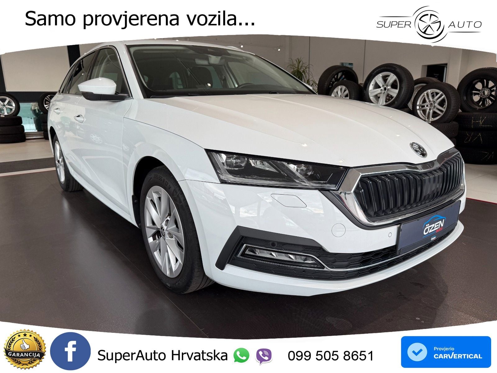 Škoda Octavia Combi 2.0 TDI (150 KS) DSG LED+GR SJED+ACC