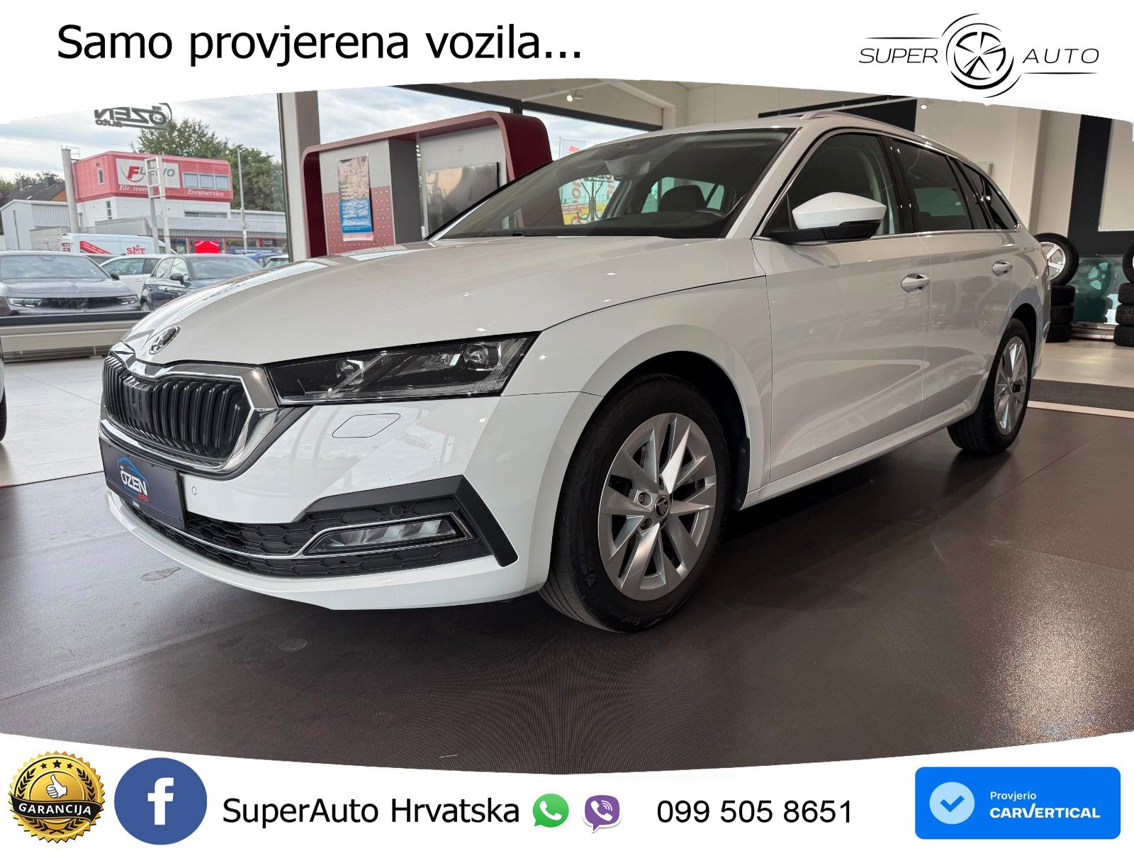 Škoda Octavia Combi 2.0 TDI (150 KS) DSG LED+GR SJED+ACC