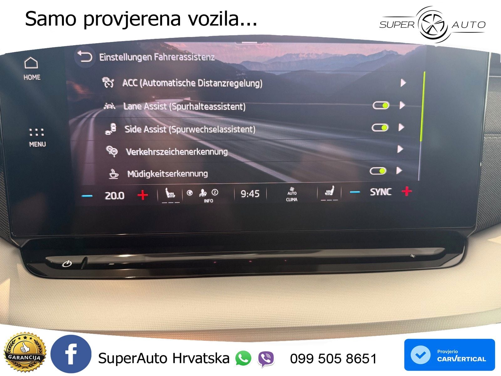 Škoda Octavia Combi 2.0 TDI (150 KS) DSG LED+GR SJED+ACC