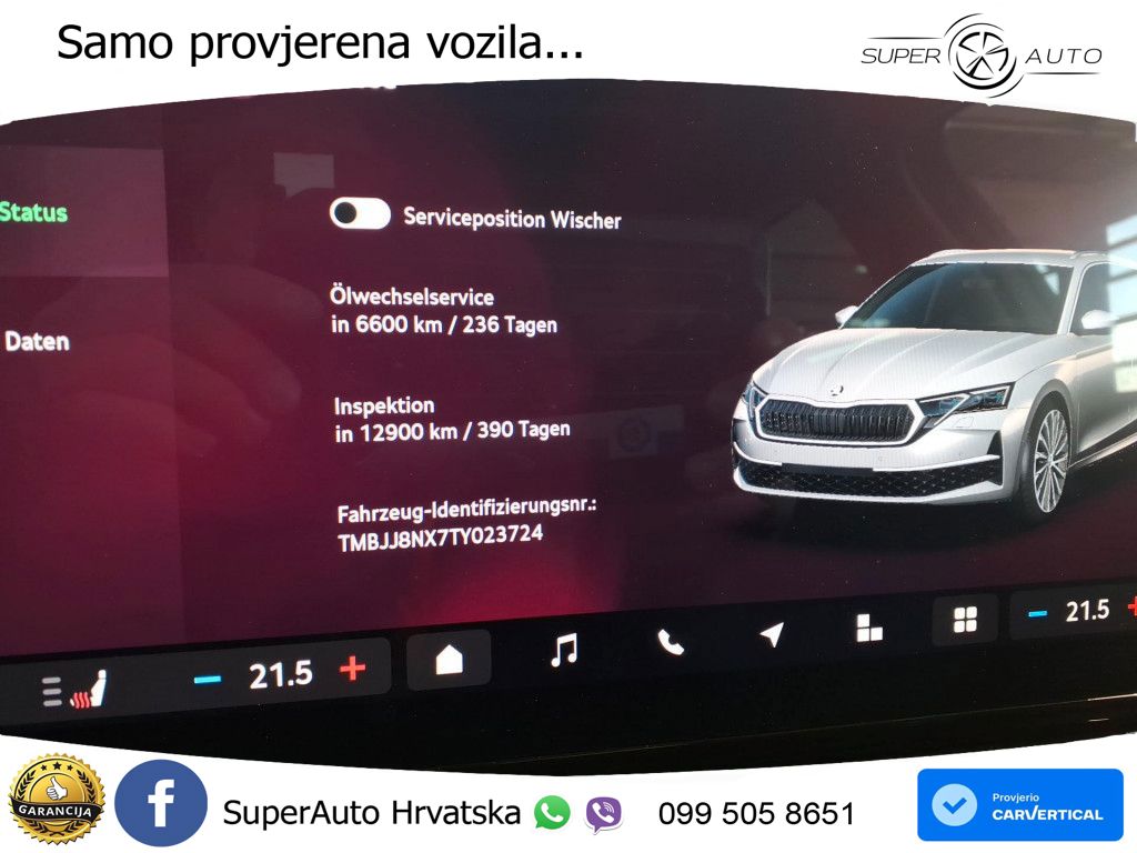 Škoda Octavia Combi 2.0 TDI (150 KS) DSG LED+GR SJED+ACC