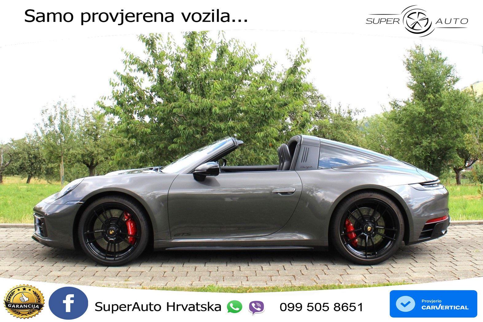 Porsche 911 Targa 4 GTS 3.0 (480 KS) PDK MATRIX+GR SJED+KAM