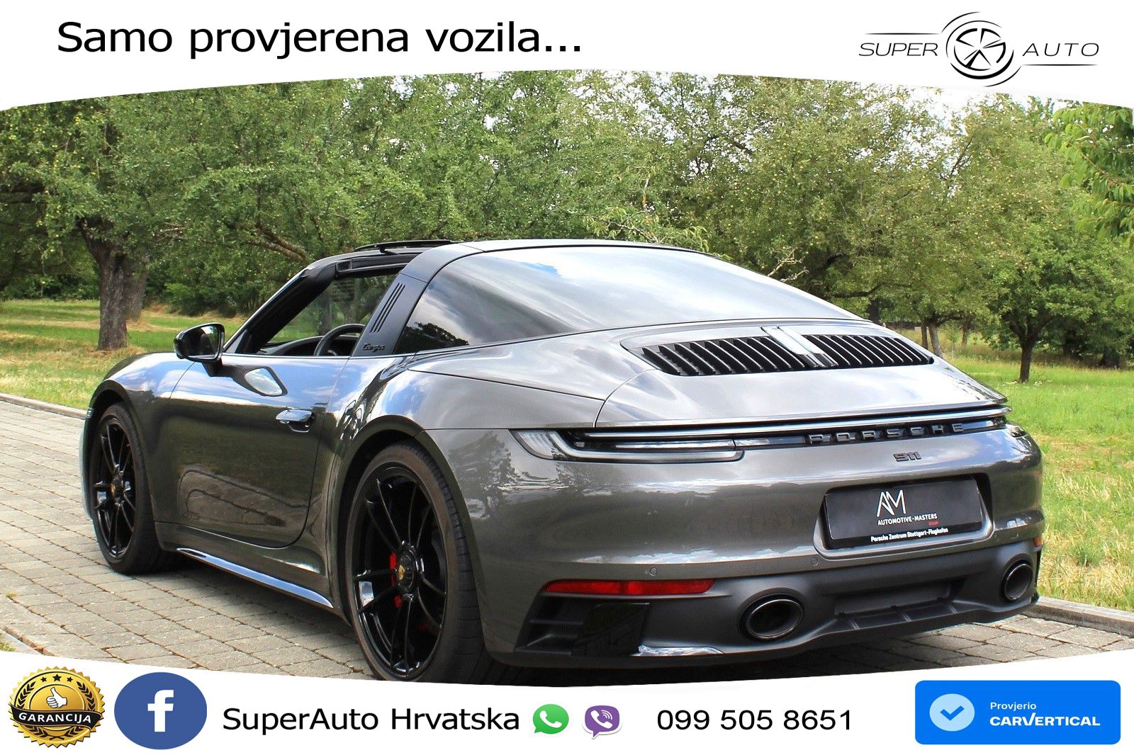 Porsche 911 Targa 4 GTS 3.0 (480 KS) PDK MATRIX+GR SJED+KAM