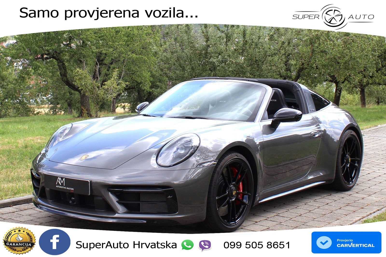 Porsche 911 Targa 4 GTS 3.0 (480 KS) PDK MATRIX+GR SJED+KAM
