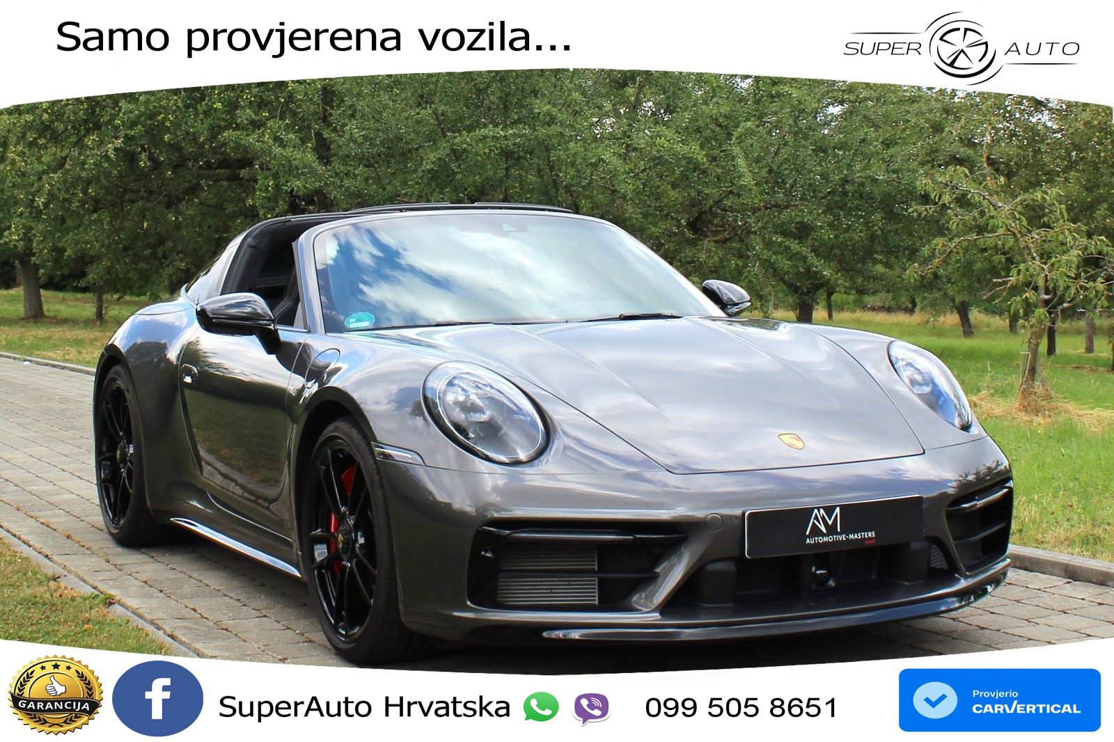 Porsche 911 Targa 4 GTS 3.0 (480 KS) PDK MATRIX+GR SJED+KAM