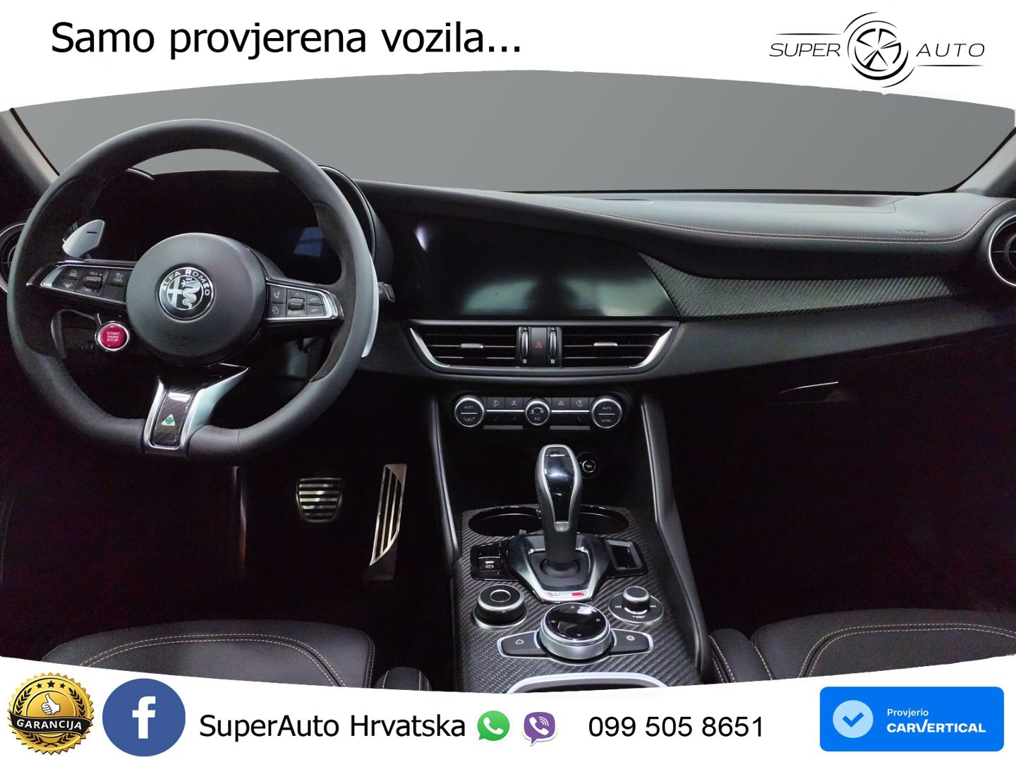 Alfa Romeo Giulia Quadrifoglio 2.9 V6 Bi-Turbo (520 KS) Automatic